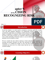 Lecture 9 Decision Recognizing Risk