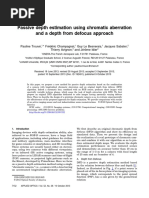 Passive Depth Estimation Using Chromatic Aberration