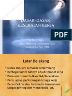 Dasar-Dasar Kesehatan Kerja