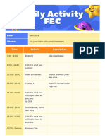 Preschool Lesson Plan Doc in Blue Yellow Orange 3D Style