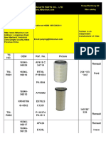 Heavy Machinery Filter Catalog