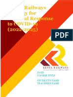 Kenya Railway Response Strategy