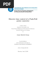 Discrete Time Control of A Push-Pull Power Converter - JBO - TFM