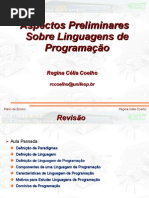 2 -Apectos Sobre Linguagens de Programacao