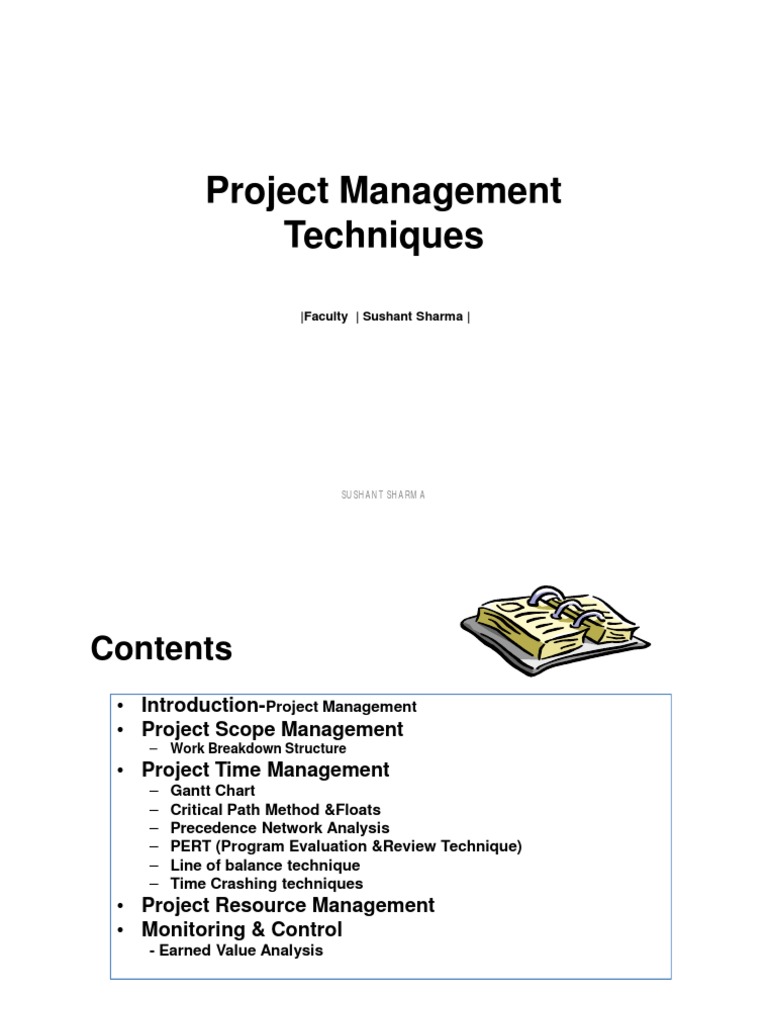 Project Management Techniques | Download Free PDF | Project Management