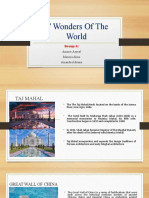 7 Wonders of The World Bi Presentation (Autosaved)