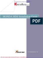 Honda Hds Installation Guide English 1
