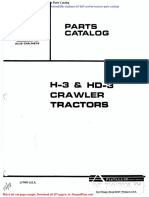 Allis Chalmers h3 Hd3 Crawler Tractors Parts Catalog