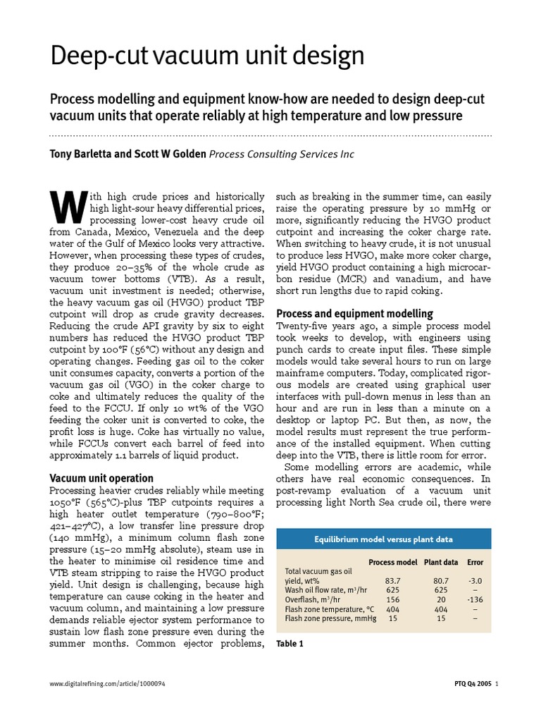 Deep Vacuum Design PDF Vacuum Tube Vacuum