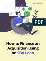 1 - How To Finance An Acquisition Using An SBA Loan