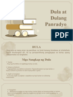 Dula at Dulang Panradyo