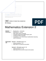 2022 BoS Trials Mathematics Extension 2