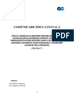  Proiect-Comunicare Educatonala