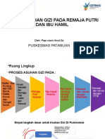 Asuhan Gizi Remaja Outri, Bumil Dan Lansia