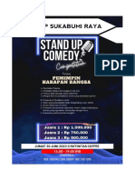 Booklet Stand Up Comedy GMP Sukabumi