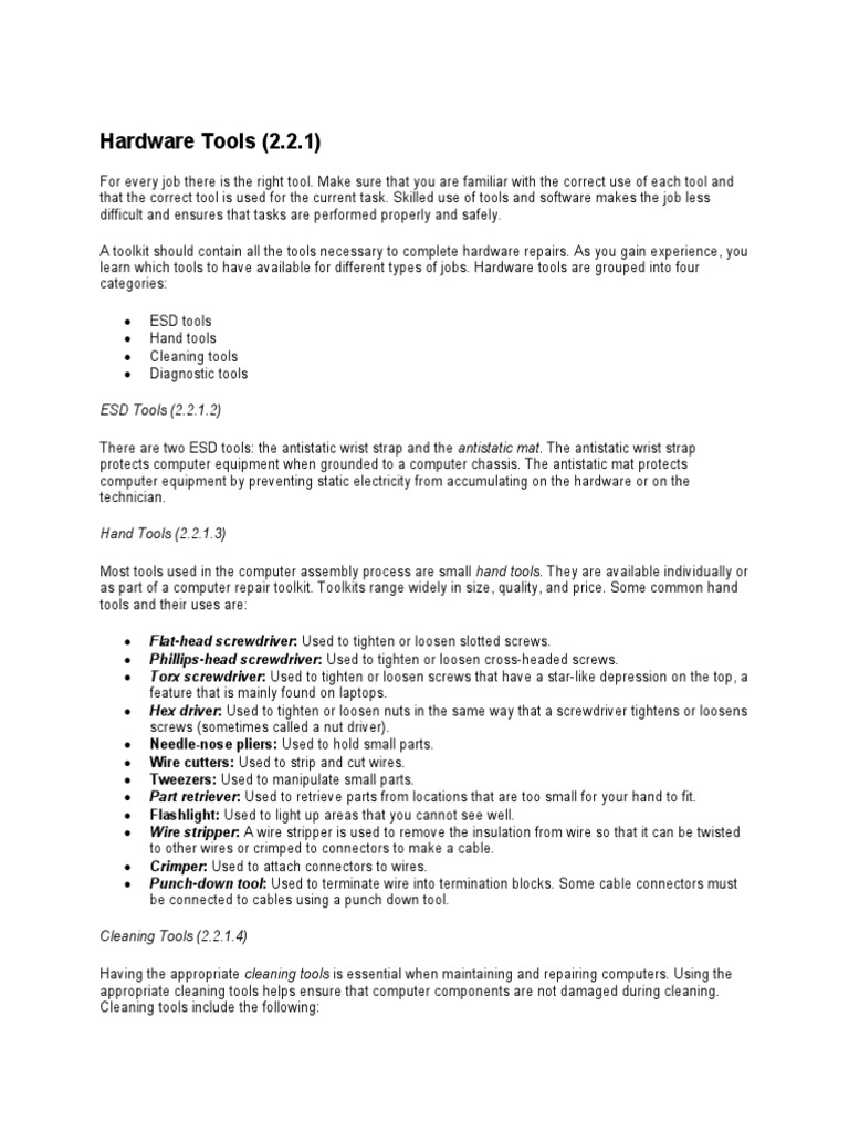 Hardware Tools PDF Electrical Connector Electrical Components