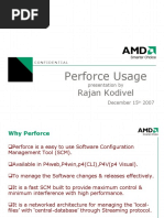 Perforce Usage