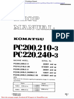 Komatsu Pc210 3 Pc200 Pc220 Pc240 3 Workshop Manual