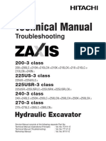 Hitachi Zaxis 200 225us 225usr 240 270 3 Technical Manual Troubleshooting