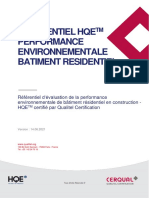Referentiel Hqe Performance Environnementale Batiment Residentiel