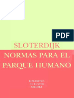 Sloterdijk, Peter - Normas para El Parque Humano (1999)