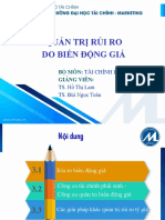 Chương 3. Quản trị rủi ro do biến động giá