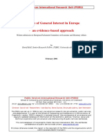 2001 February - David Hall - Services of General Interest in Europe - An Evidence-Based Approach