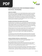 Download Synchronization Over Microwave Mobile Backhaul Networks by Aviat Networks SN65702707 doc pdf