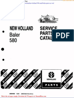 New Holland 580 Small Baler Parts Sec Wat