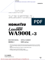 Komatsu Wheel Loaders Wa900l 3 Shop Manual