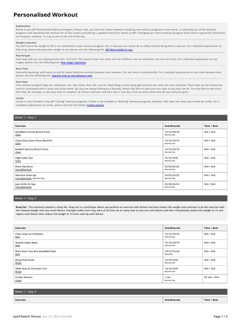 workout-plan-4-week-cut-pdf-physical-exercise-physical-fitness