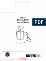 Clark SM 614 Service Manual