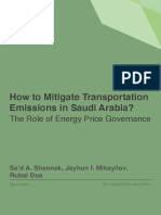 KS 2022 DP04 How To Mitigate Transportation Emissions in Saudi Arabia The Role of Energy Price Governance