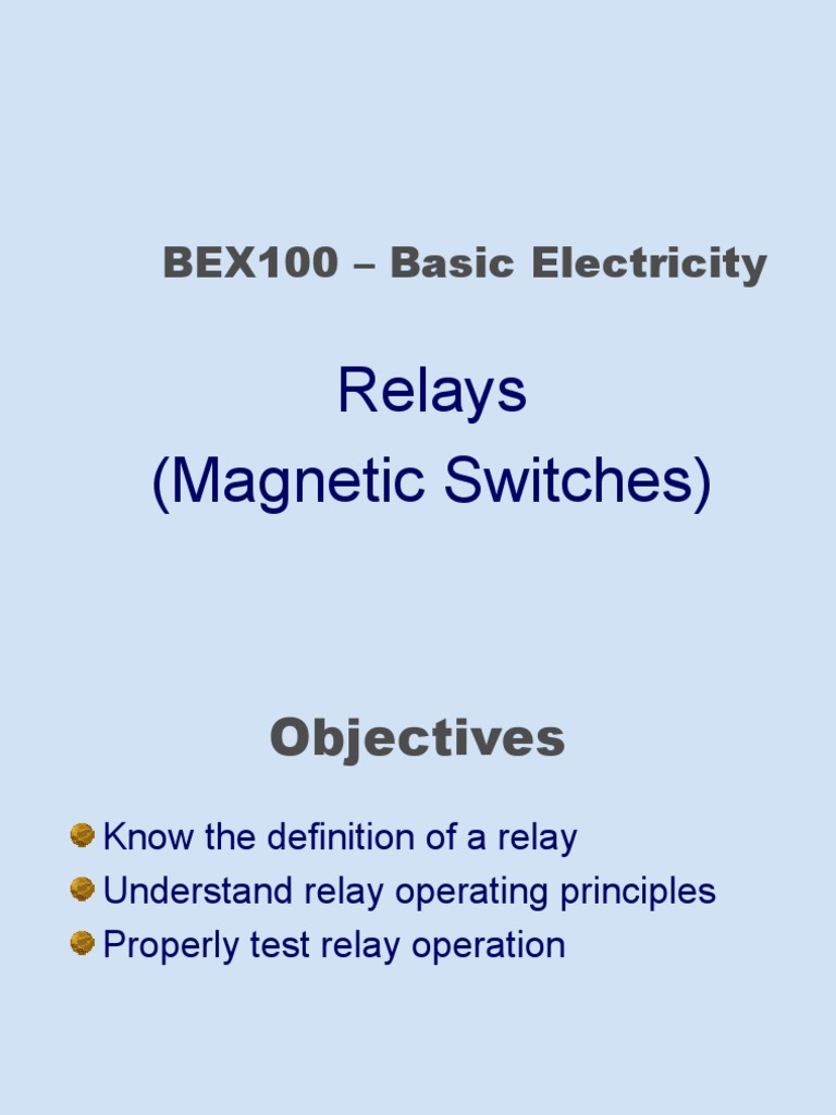 Electric Relays 15082013165551 Electric Relays PDF