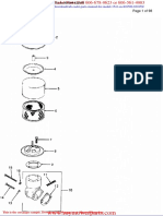 Cub Cadet Parts Manual For Model 1541 SN 816509 821059