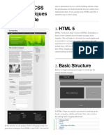 HTML 5 and Css 3