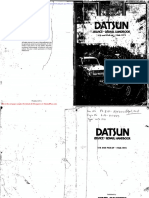 Service Handbook Datsun 510 and Pick Up 1968 72