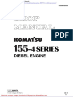 Komatsu Engine s6d155 4 Workshop Manuals