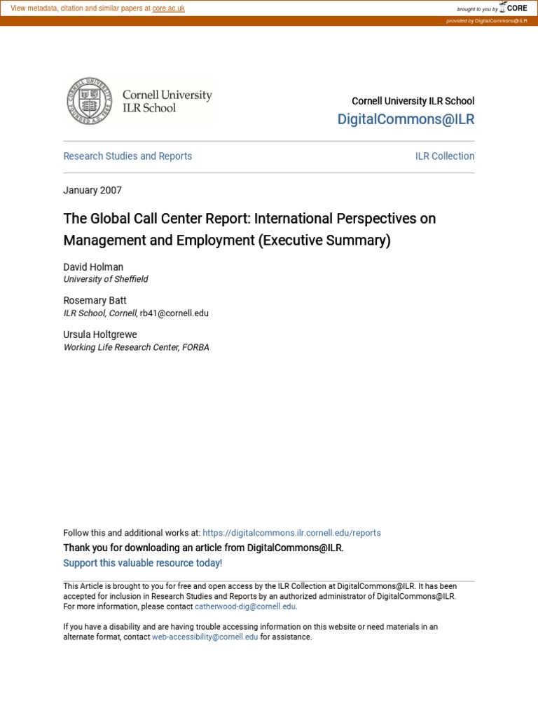 Cornell University Ilr School