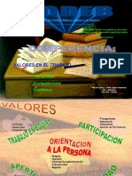 Valores en El Trabajo