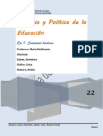 Historia y Política de La Educación TP 1 PDF