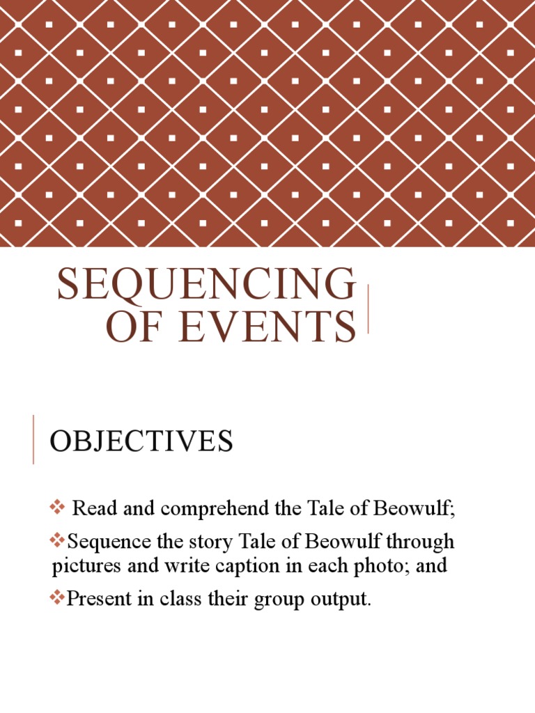 Master Beowulf: Arrange The Events Perfectly! - 9dejw0n