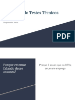 Desvendando Testes Técnicos - 2023