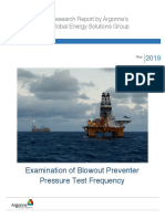 Examination of Blowout Preventer Pressure Test Frequency