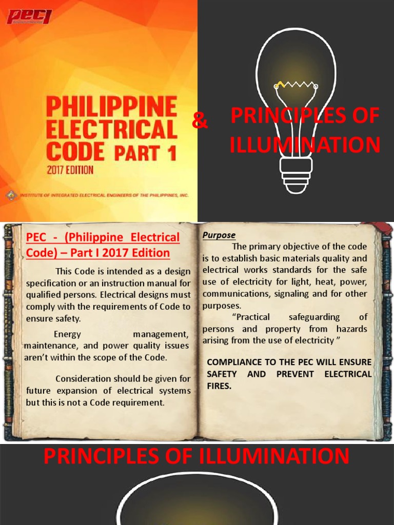 Illumination Standards and Principles PEC 2017 | PDF | Lighting | Color
