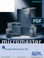 Siemens Micromaster 420 - Manual