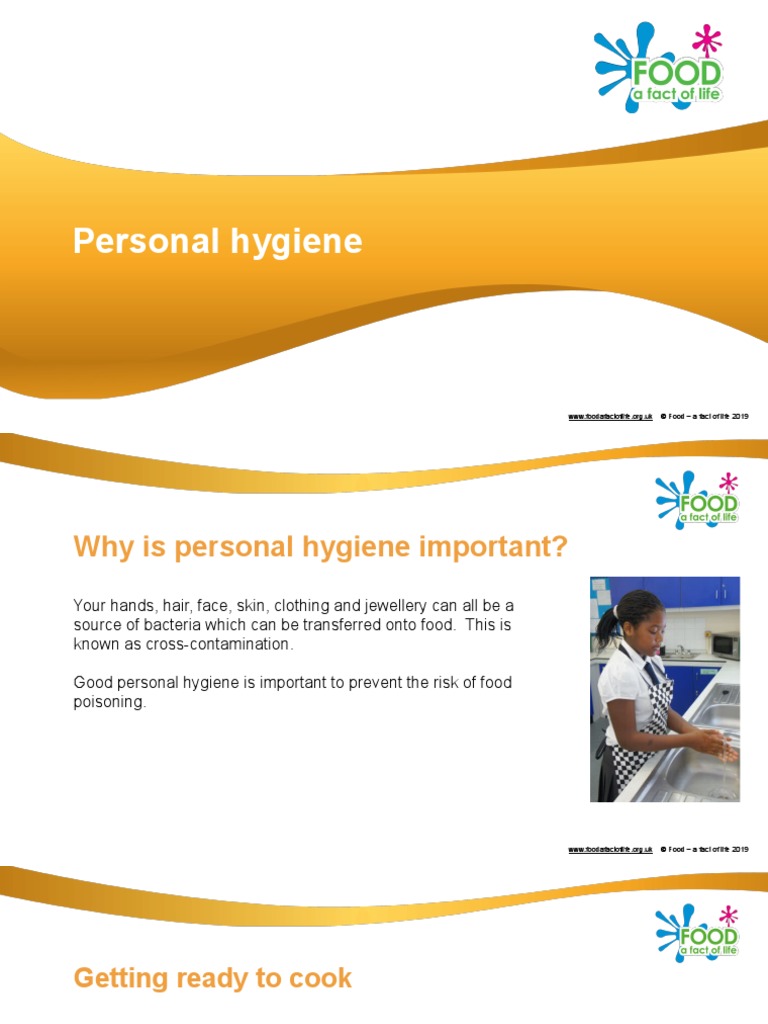 Personal Hygiene Ppt 1114c4yh Pdf Hand Washing Hygiene