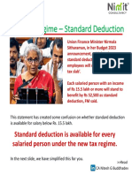 New Tax Regime Standard Deduction Allowed 1675639714