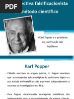 A perspectiva falsificacionista do método ciêntifico - FILOSOFIA