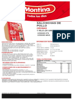 Ficha Comercial - 40261ef - 402615253 - Salchichas de Pollo Mont 1KG 8X1